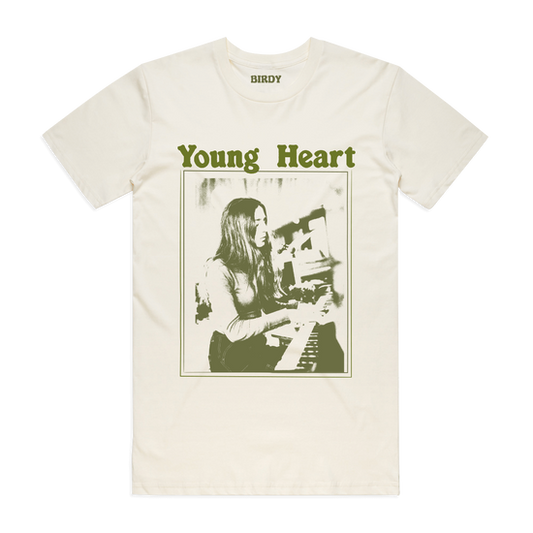Young Heart Vintage T-Shirt Natural