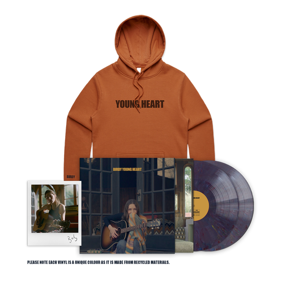 Young Heart Recycled LP & Hoodie Bundle